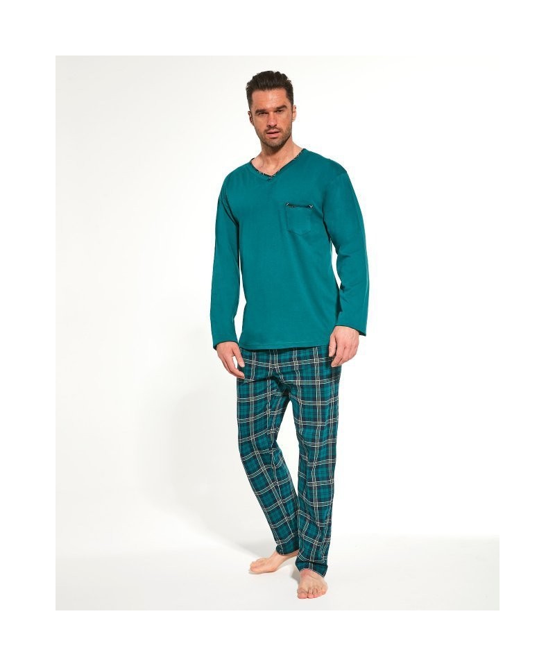 Cornette 122/217 George Pánské pyžamo, M, zelená