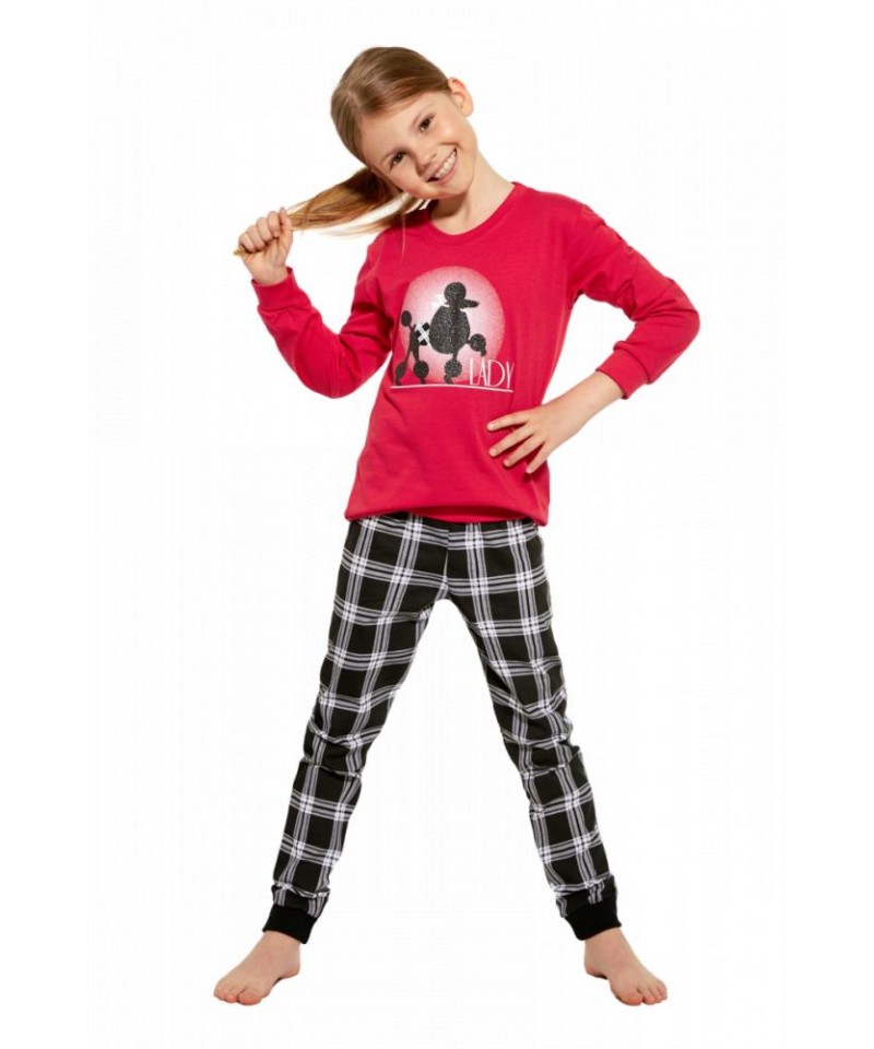 Cornette Kids Girl 377/157 Lady 86-128 Dívčí pyžamo, 110-116, růžová
