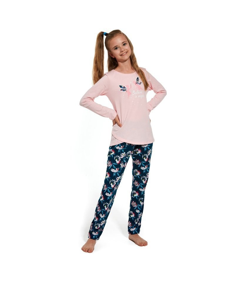 Cornette Kids Girl 963/158 Fairies 86-128 Dívčí pyžamo, 98-104, růžová