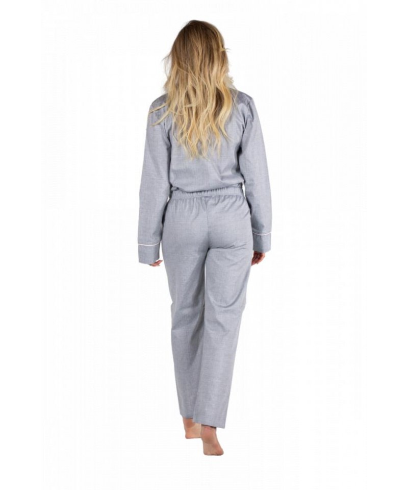 Momenti Per Me Eve Grey Dámské pyžamo, XL, grey