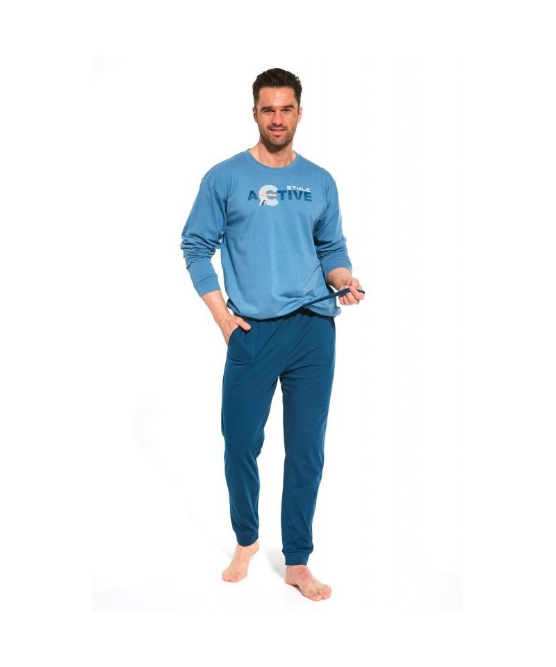 Cornette Active 322/205 Pánské pyžamo, XL, modrá