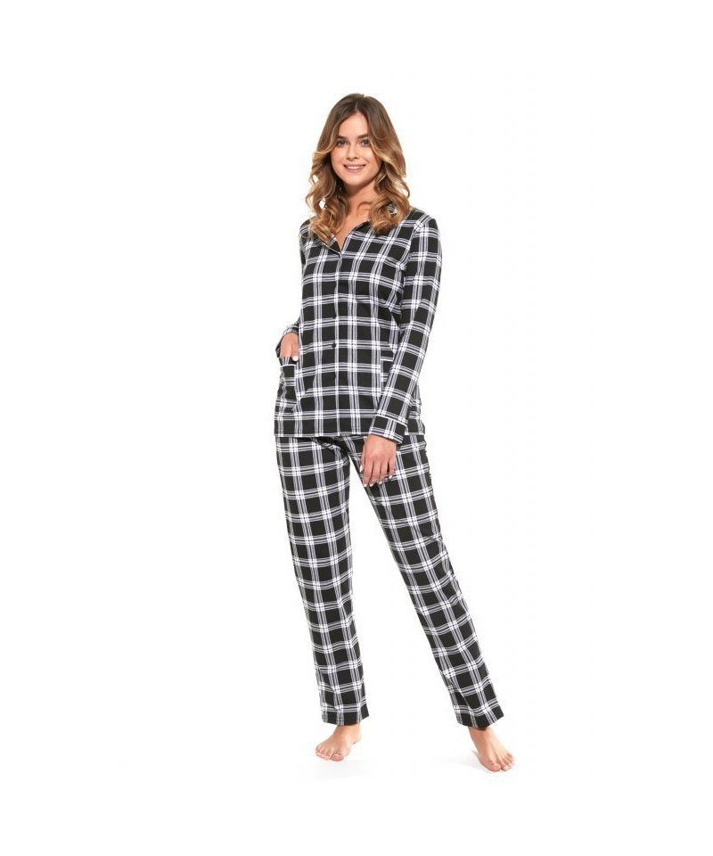 Cornette Tiffany 482/321 Dámské pyžamo, L, černá
