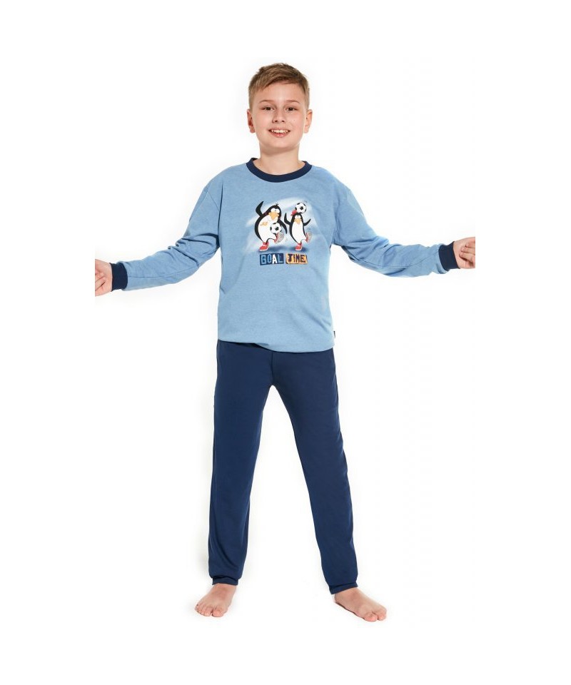 Cornette Goal 477/136 Chlapecké pyžamo, 110/116, modrá