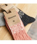 Steven art.093 Vlněné dámské ponožky vzor