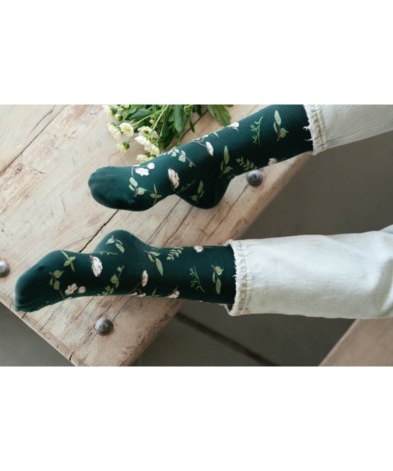 Steven 017-005 zelené Dámské ponožky, 35/37, zelená