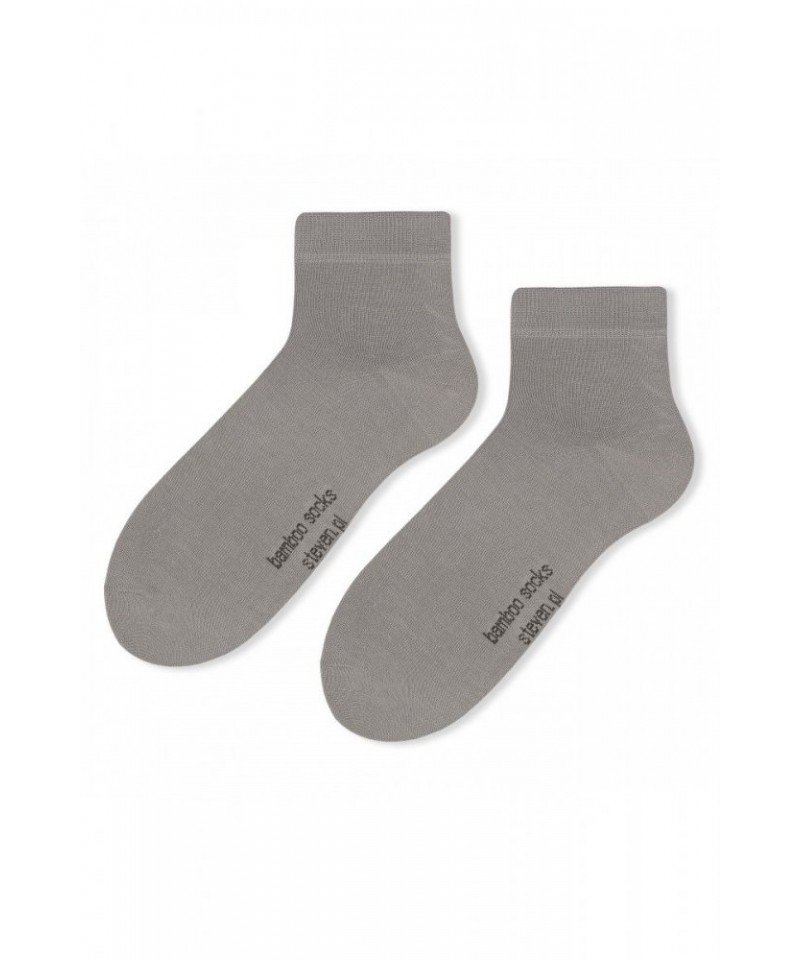 Steven 028-003 šedé Pánské ponožky, 41/43, šedá