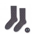 Steven 056-153 šedé Pánské ponožky