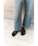 Steven 017-023 zelené Dámské kotníkové ponožky