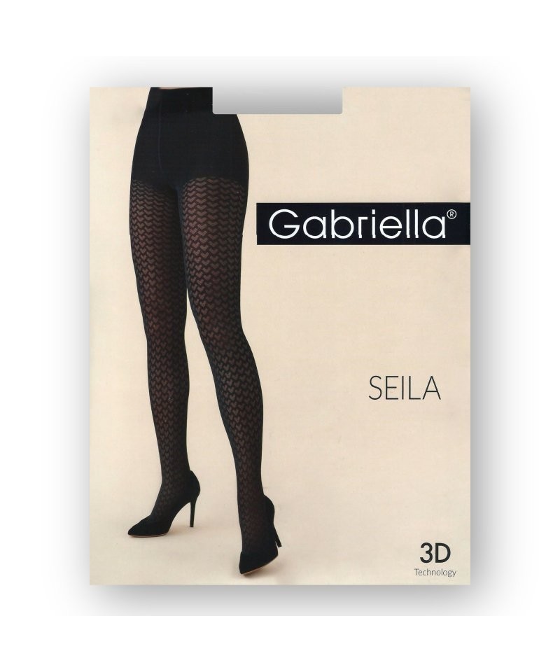 Gabriella Selia 276 nero Punčochové kalhoty, 2, černá