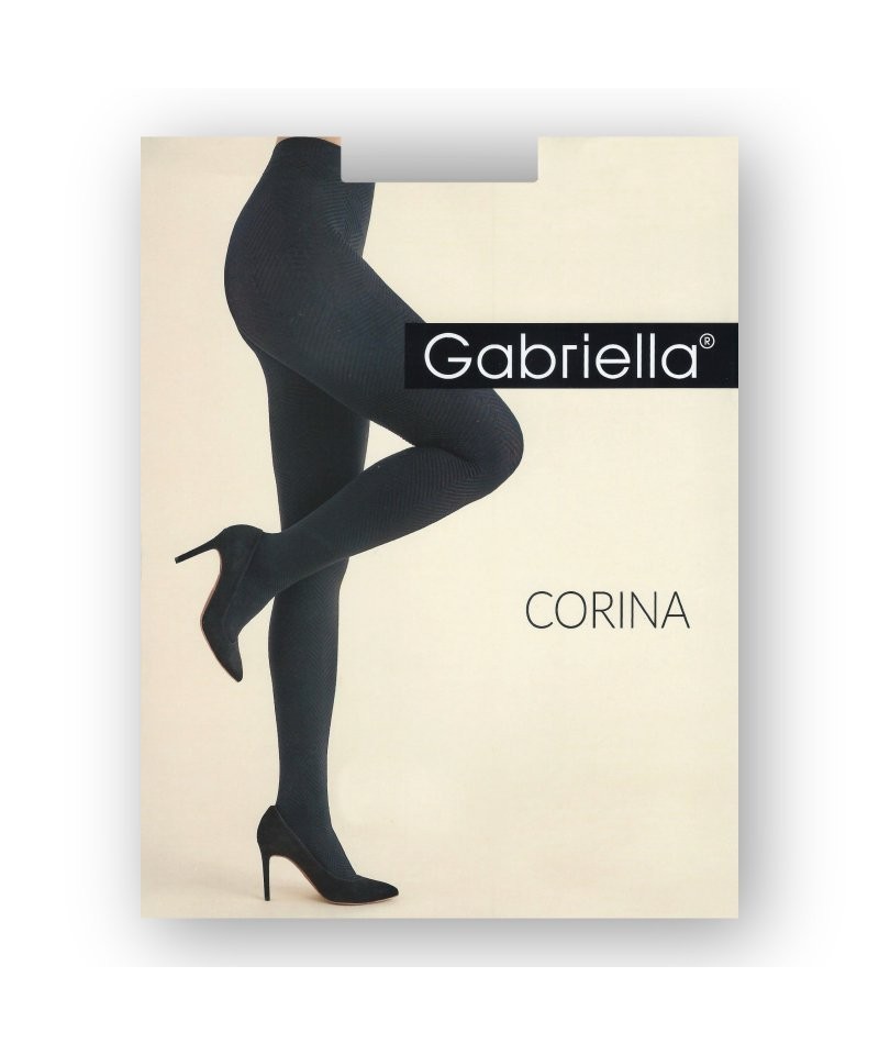 Gabriella Corina 280 nero Punčochové kalhoty, 3, černá