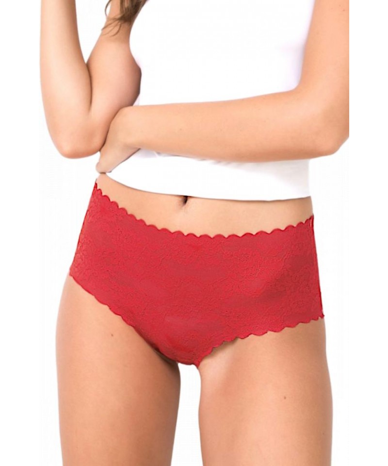 Julimex Bellie Maxi červené Kalhotky, XL, červená