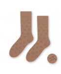 Steven 056 173 vzor béžové Pánské ponožky