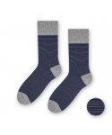 Steven 056 178 vzor tmavě modré Pánské ponožky
