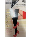 Mona Micro Plush 200 den Nadkolenky