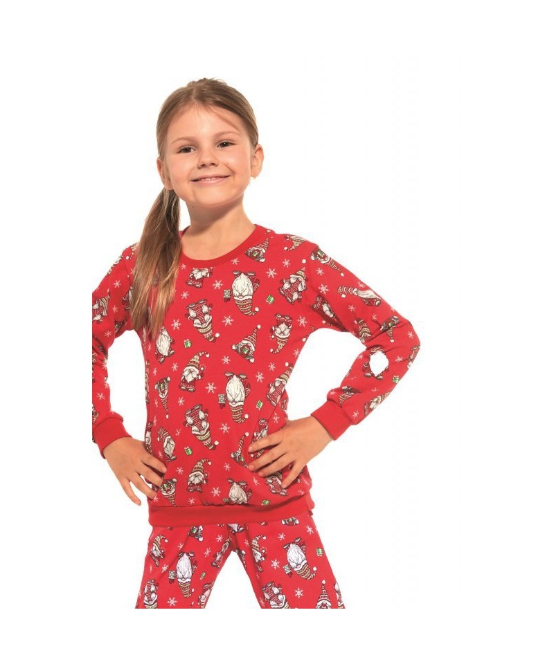 Cornette Gnomes3 033/163 young Dívčí pyžamo, 134/140, červená