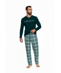 Henderson Town 40074-77X  zeleno-šedé Pánské pyžamo