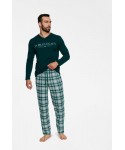 Henderson Town 40074-77X  zeleno-šedé Pánské pyžamo
