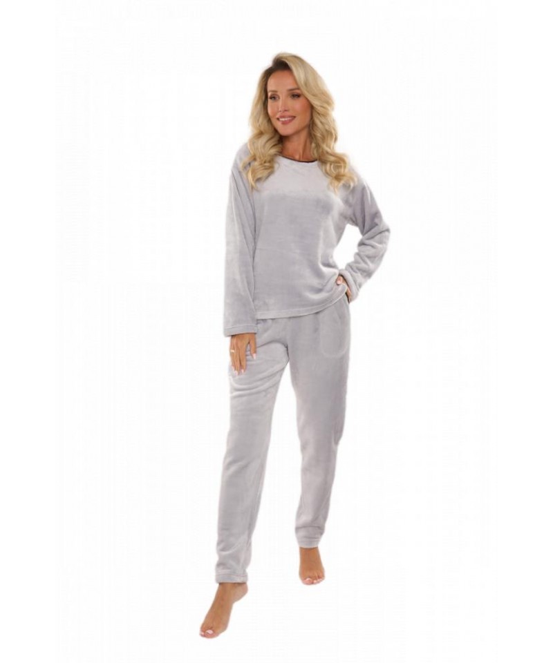 De Lafense 669 Soft Dámské pyžamo, XL, šedá