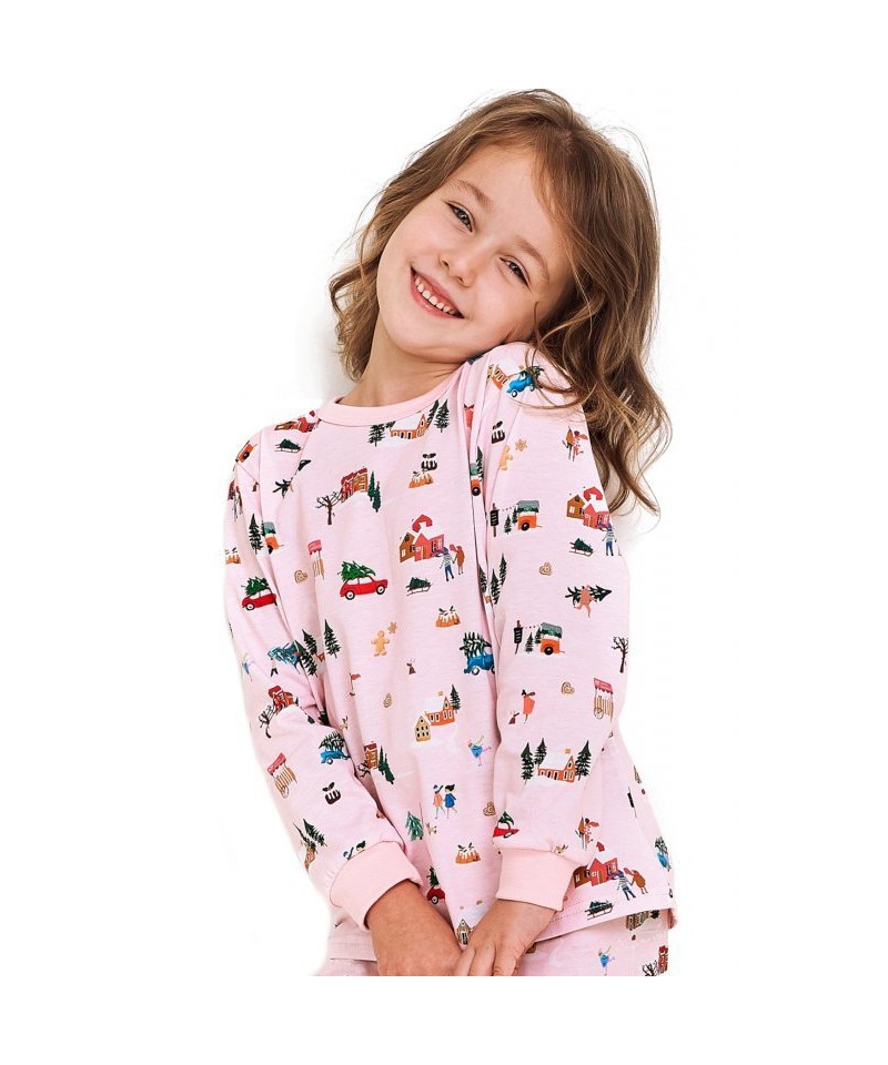 Taro Laura01 2834 Dívčí pyžamo, 140, růžová