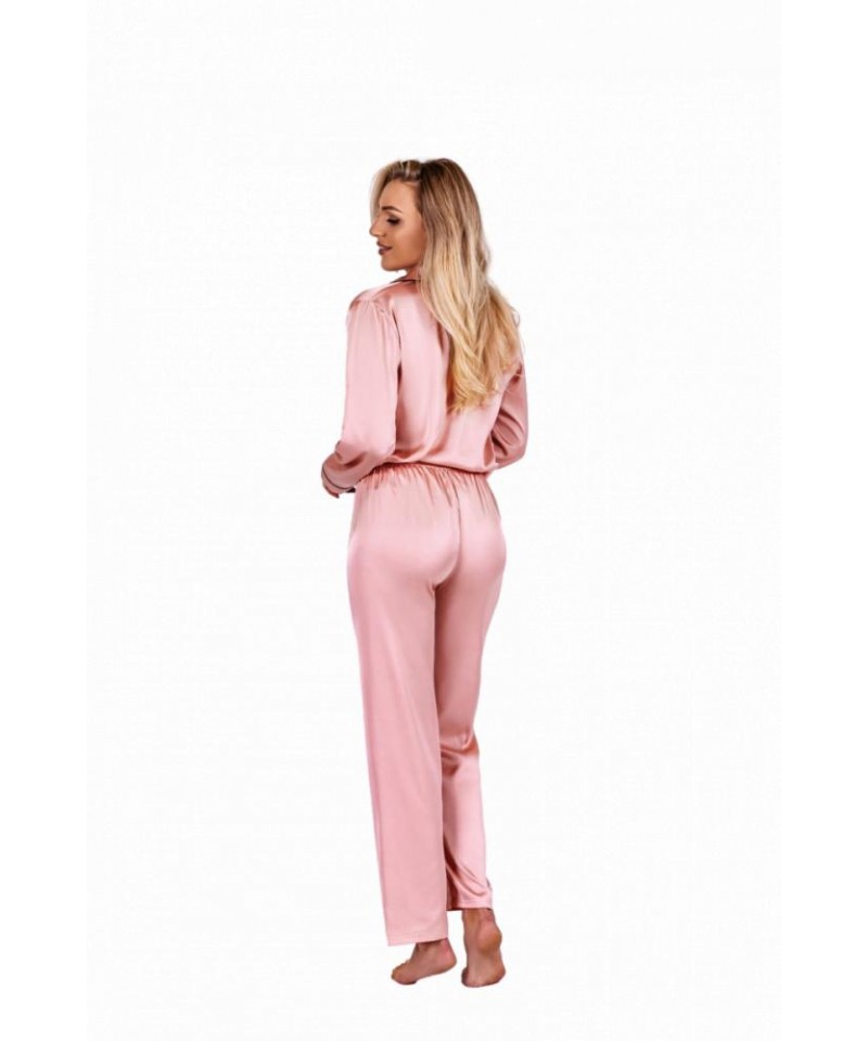 Momenti Per Me Classic Look Pink Dámské pyžamo, XL, pink
