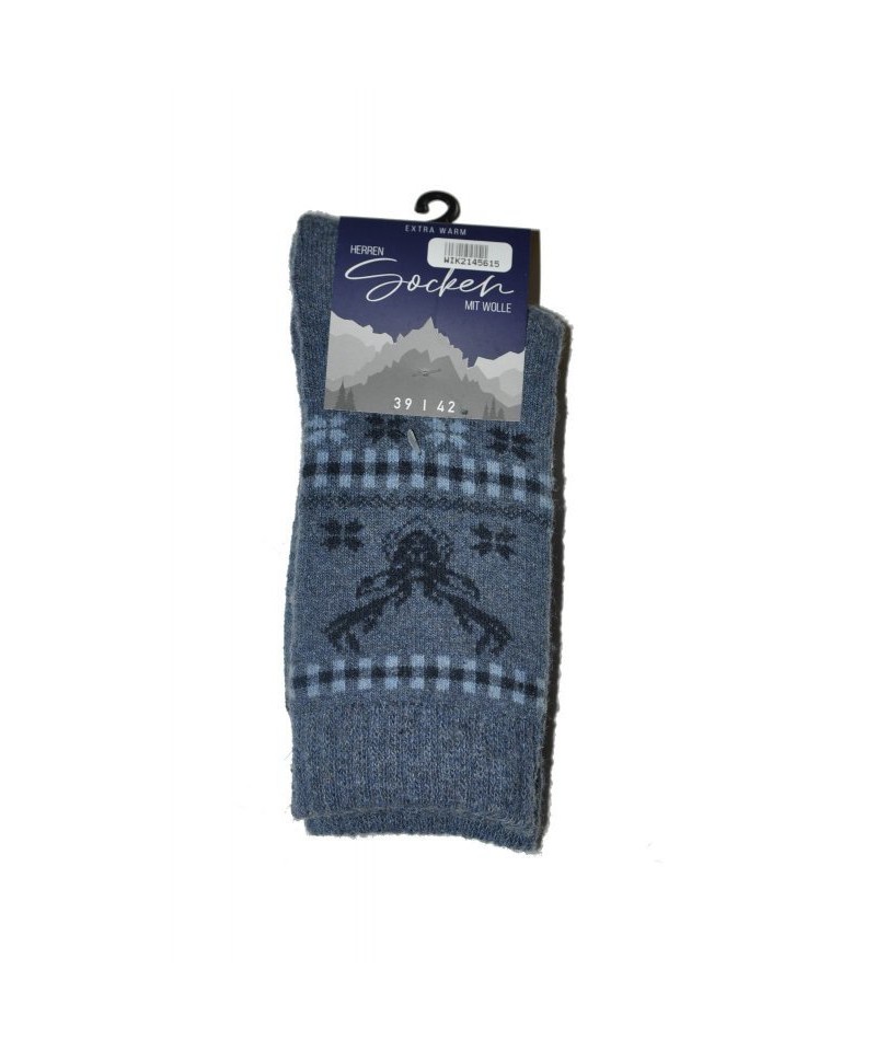 WiK 21456 Herren Socken Pánské ponožky, 43-46, šedá