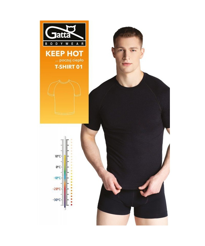 Gatta 43028 Keep Hot T-Shirt 01 Men Pánské tričko, XXL, černá