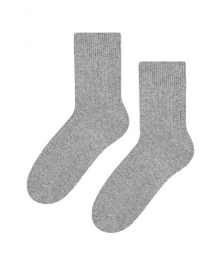 Steven vlněné 093 melanžovo-šedé Dámské ponožky