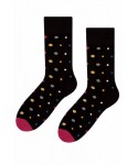 More Elegant 051 140 puntíky černé Ponožky