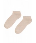Steven 045 světle béžové Pánské kotníkové ponožky