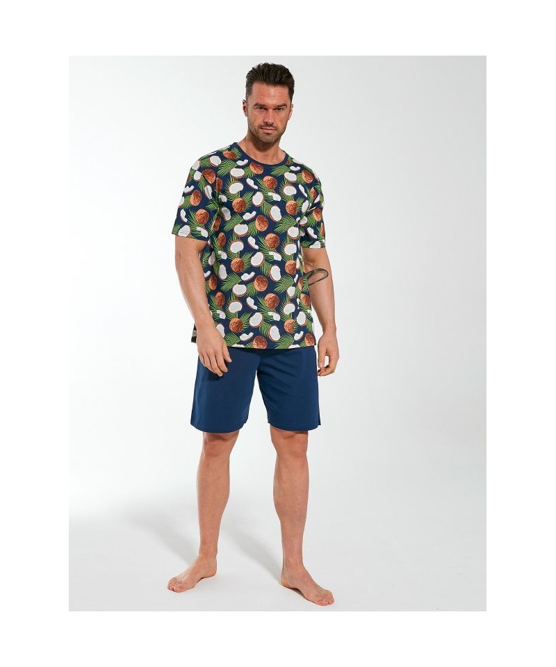 Cornette 323/144 Coconut Pánské pyžamo, XL, modrá