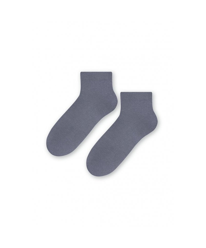 Steven art.010 Pánské kotníkové ponožky, 41-43, bílá