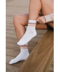 Steven 026-220 bílé Dámské ponožky