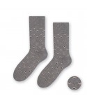 Steven 056-138 šedý melanž Pánské ponožky