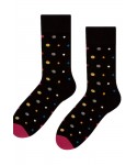 More Mix Dots 140-051 černé Pánské ponožky