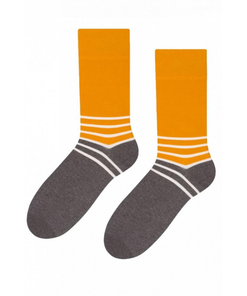 More Two-Colors 078-172 hořčičné Dámské ponožky, 35/38, musztardowy