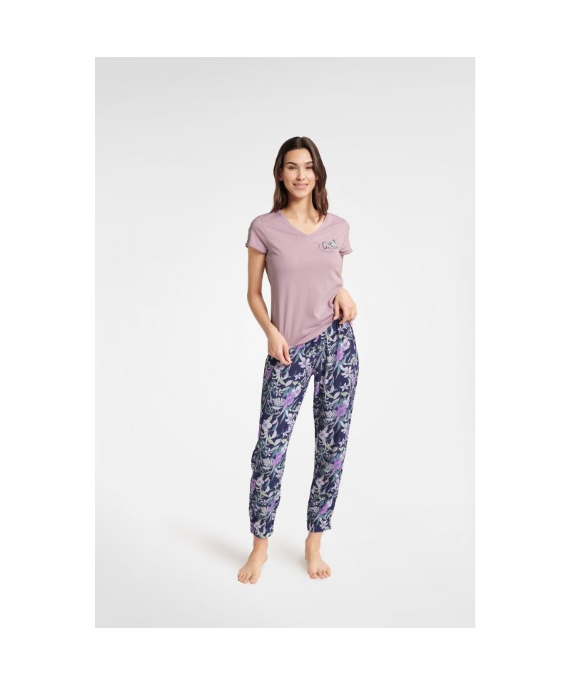 Henderson Ladies Bluebird 40622-45X Dámské pyžamo, XL, fialová