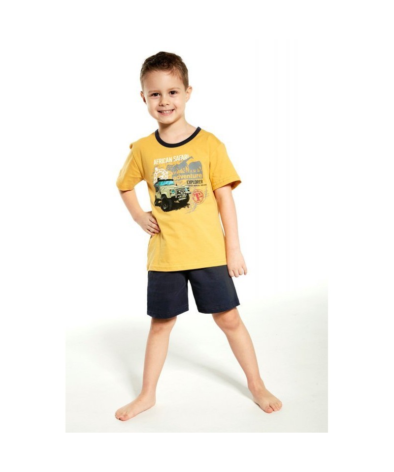 Cornette Kids Boy 219/106 Safari 86-128 Chlapecké pyžamo, 86-92, miodowy