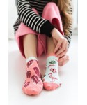 More 034 034 asymetrické flamingo Dámské ponožky