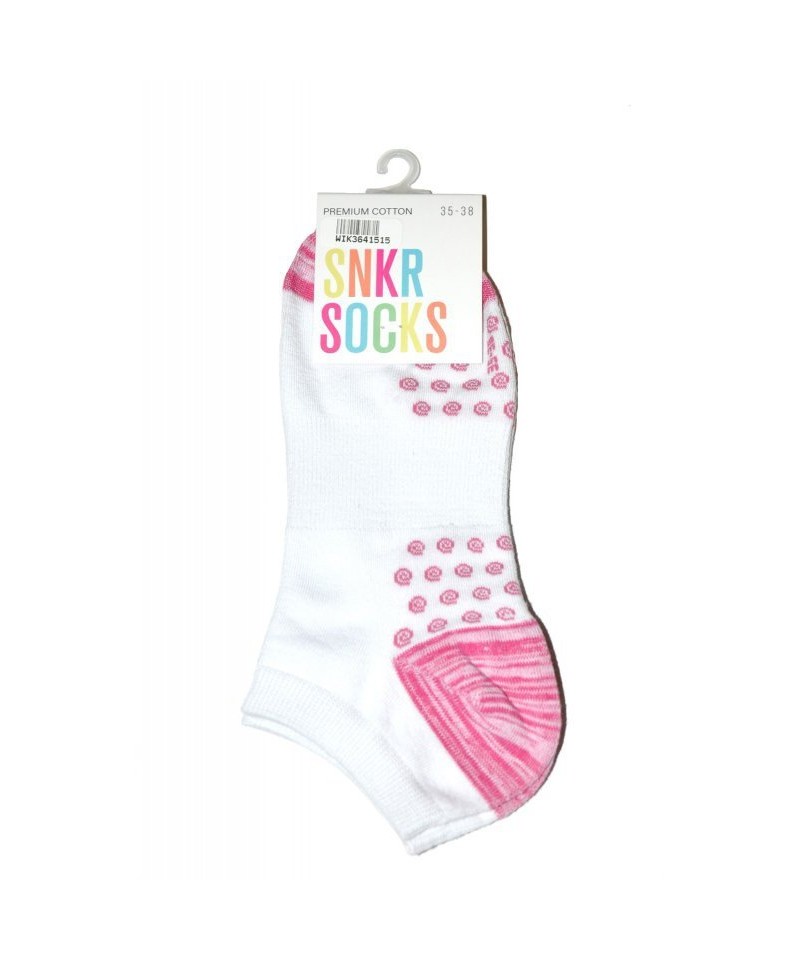 WiK 36415 Snkr Socks Dámské kotníkové ponožky, 35-38, bílá