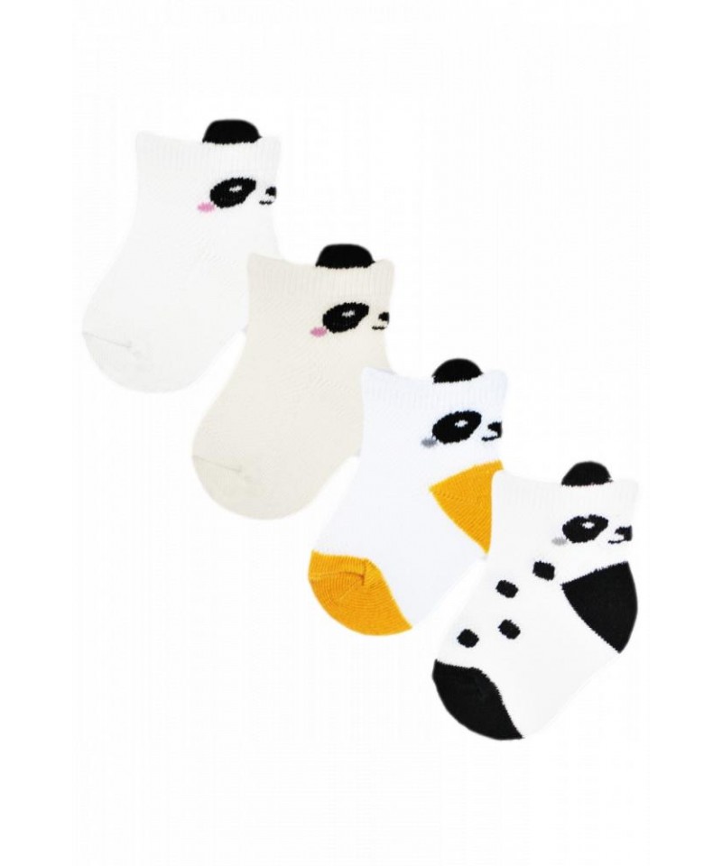 Noviti SB021 Panda Cotton 0-12 měsicí Dětské ponožky, 6-12 miesięcy, mix kolor-mix vzor