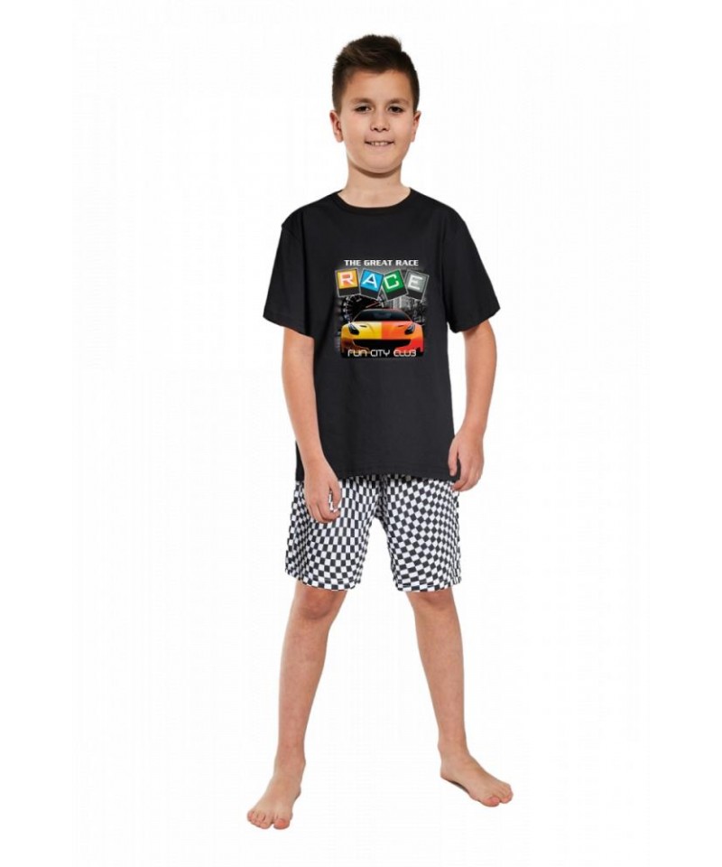 Cornette Kids Boy 219/107 Speed 86-128 Chlapecké pyžamo, 110-116, černá