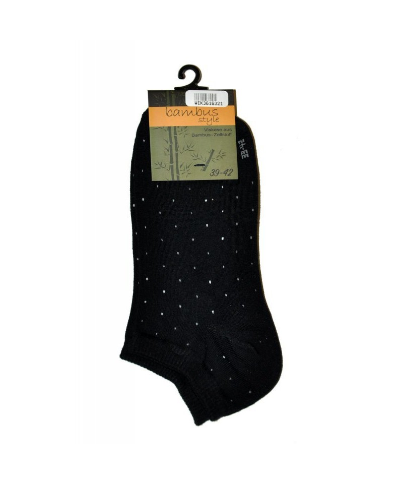 WiK 36163 Bambus Style Dámské kotníkové ponožky, 39-42, bílá