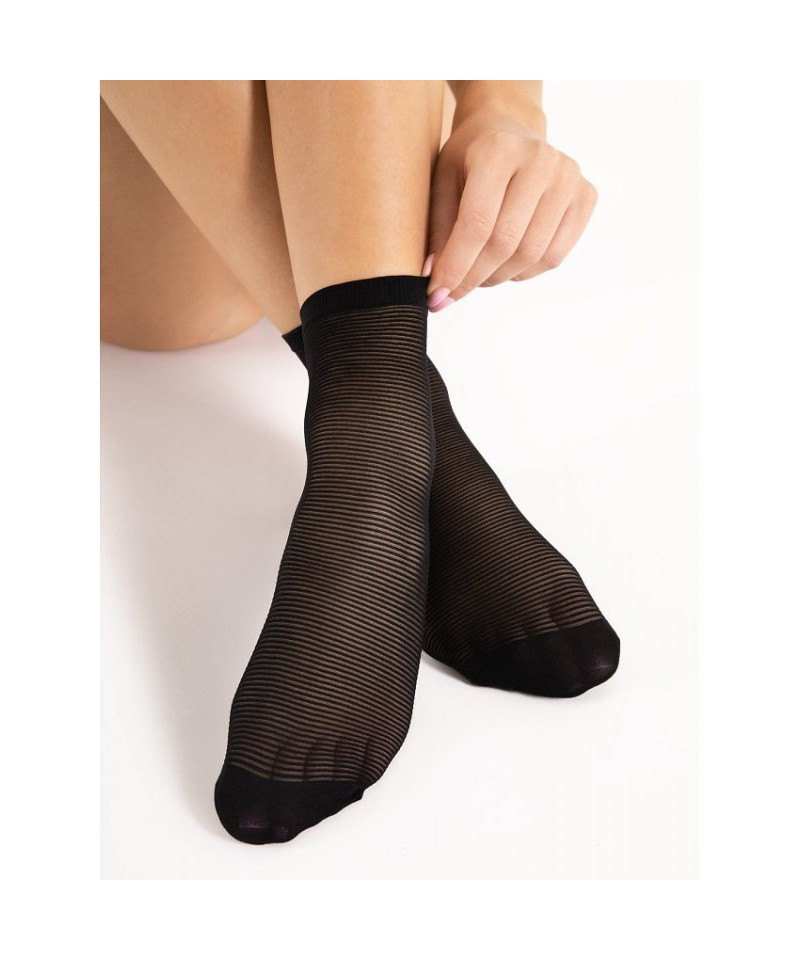 Fiore G 1150 Anna 20 den Dámské ponožky, UNI, černá