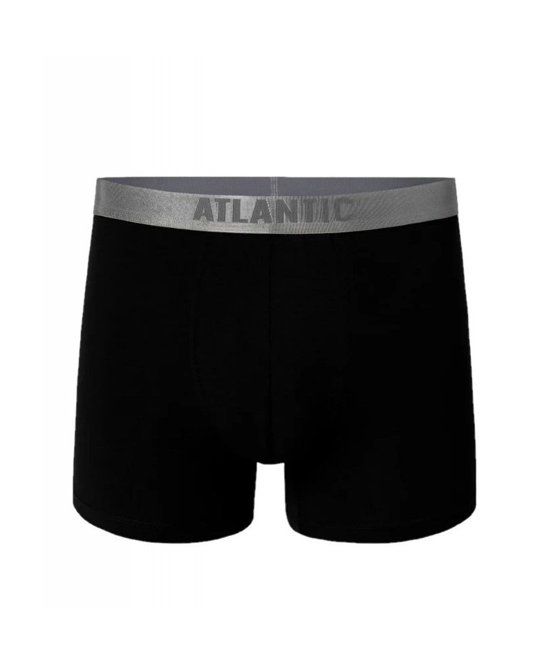 Atlantic 012 černé Pánské boxerky, L, černá
