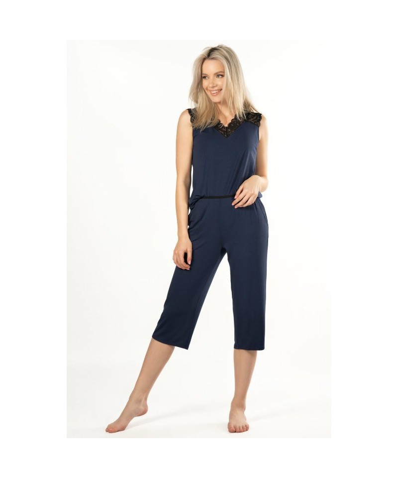 Nipplex Margot Mix&ampMatch Pyžamové kalhoty, XL, modrá