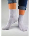 Noviti SB024 puntíky Lurex Dámské ponožky