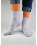 Noviti SB024 puntíky Lurex Dámské ponožky