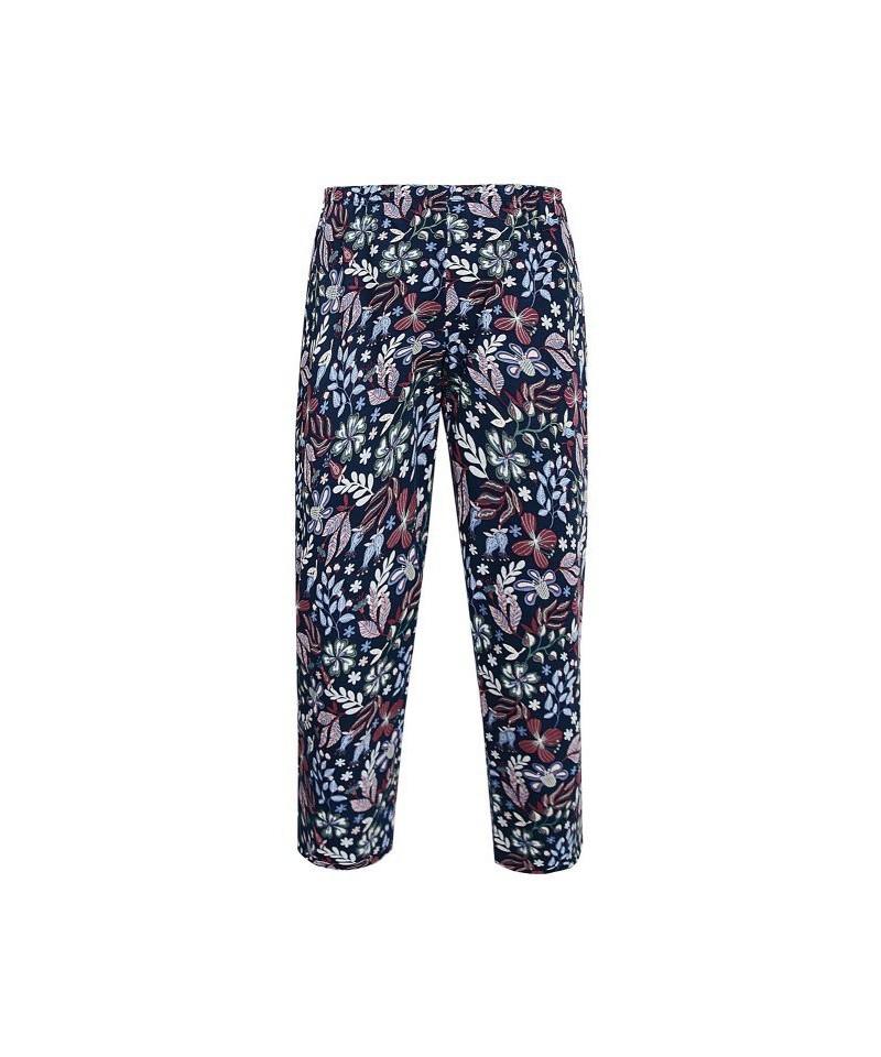 Nipplex Mix&Match Margot 3/4 vzor Pyžamové kalhoty, XXL, modrá