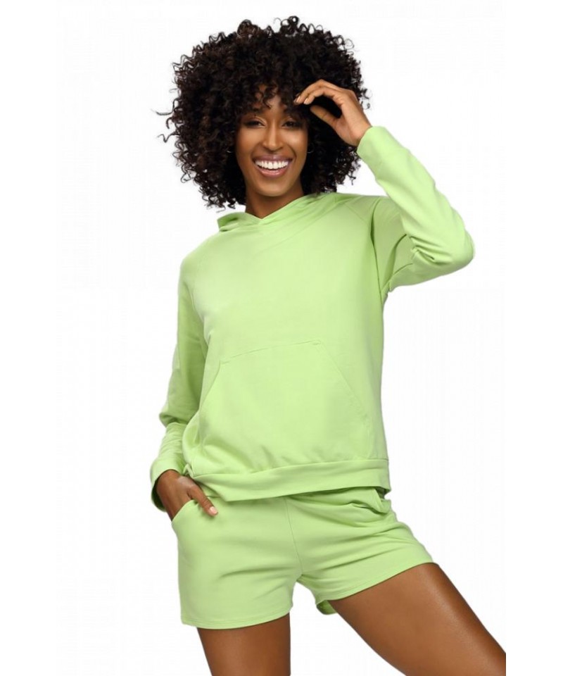 Dkaren Koko světle zelené Dámské pyžamo, M, Světlý zelená