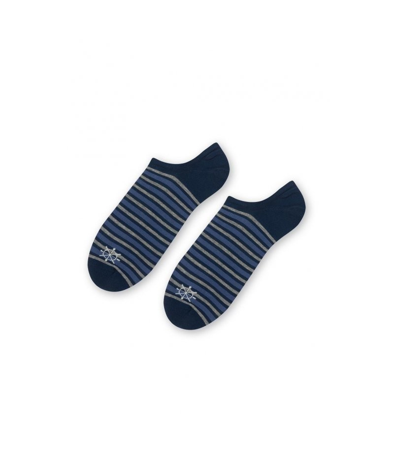 Steven art.117 Pánské kotníkové ponožky, 41-43, modrá